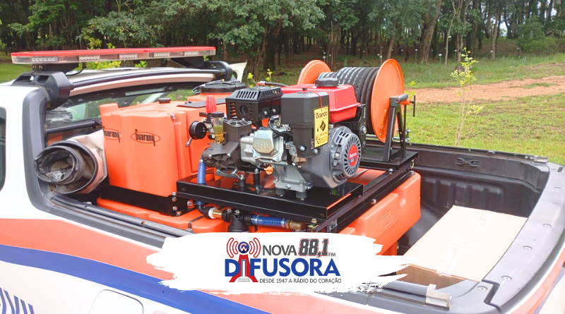 Defesa Civil de Amparo recebe Kit Guarani para reforçar combate a incêndios