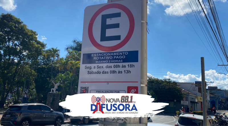 Estacionamento rotativo no Centro Histórico de Amparo começa a funcionar nesta segunda-feira